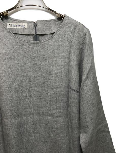 Y's for living（ワイズフォーリビング）Y'S for living (ワイズフォーリビング) ブラウスワンピース グレー サイズ:不明の古着・服飾アイテム