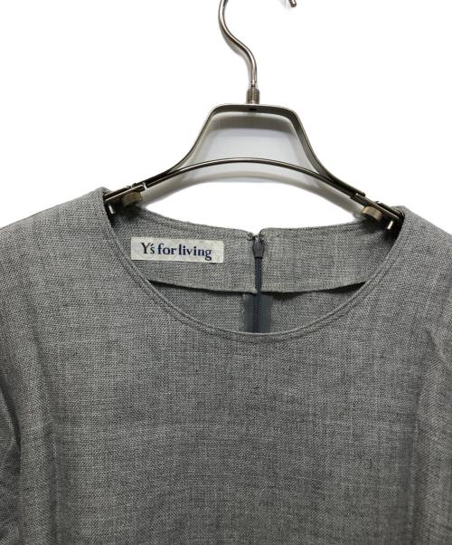 Y's for living（ワイズフォーリビング）Y'S for living (ワイズフォーリビング) ブラウスワンピース グレー サイズ:不明の古着・服飾アイテム