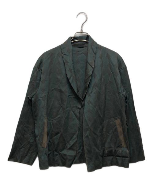 PLEATS PLEASE（プリーツプリーズ）PLEATS PLEASE (プリーツプリーズ) ジャケット / PP32LD943 / A.POC INSIDE グリーン サイズ:3の古着・服飾アイテム