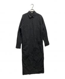 BRILL（ブリル）の古着「ロングシャツワンピース」｜ブラック