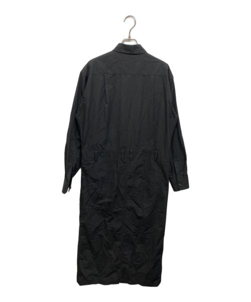 BRILL（ブリル）BRILL (ブリル) ロングシャツワンピース ブラック サイズ:36の古着・服飾アイテム