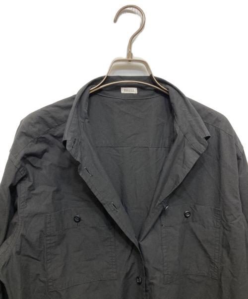 BRILL（ブリル）BRILL (ブリル) ロングシャツワンピース ブラック サイズ:36の古着・服飾アイテム