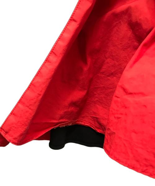 Ferragamo（フェラガモ）Ferragamo (フェラガモ) バイカラーブラウスワンピース ブラック×レッド サイズ:38の古着・服飾アイテム