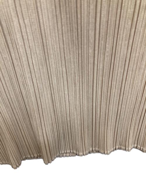 PLEATS PLEASE（プリーツプリーズ）PLEATS PLEASE (プリーツプリーズ) プリーツロングスカート ベージュ サイズ:不明の古着・服飾アイテム