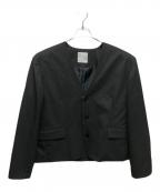 CITYSHOPシティショップ）の古着「SHORT NO COLLAR ジャケット」｜グレー