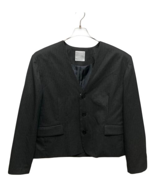 CITYSHOP（シティショップ）CITYSHOP (シティショップ) SHORT NO COLLAR ジャケット グレー サイズ:38 未使用品の古着・服飾アイテム