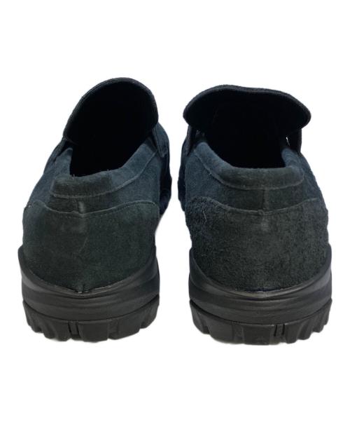 OPENING act（オープニングアクト）OPENING ACT (オープニングアクト) ボリュームVIBRAMソールリアルレザーローファースニーカー ブラック サイズ:43の古着・服飾アイテム