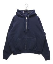 cease（シーズ）の古着「STANDARD ZIP HOODIE スタンダード ジップフーディー　USA製」｜ネイビー