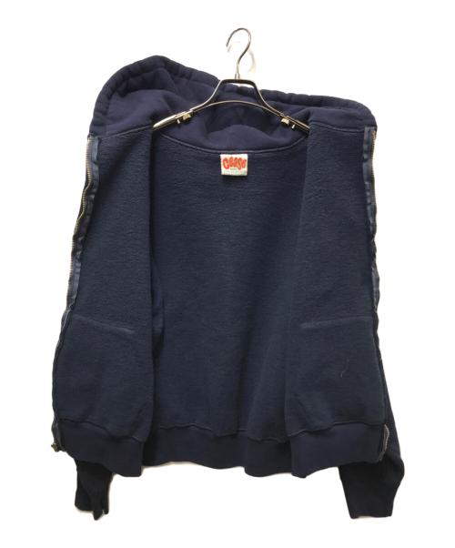 cease（シーズ）cease (シーズ) STANDARD ZIP HOODIE スタンダード ジップフーディー　USA製 ネイビー サイズ:Mの古着・服飾アイテム