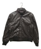 cooperクーパー）の古着「レザージャケット」｜ブラウン