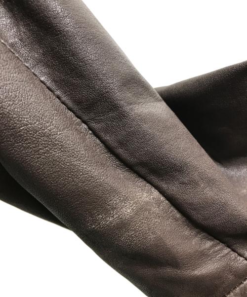 cooper（クーパー）cooper (クーパー) レザージャケット ブラウン サイズ:42の古着・服飾アイテム