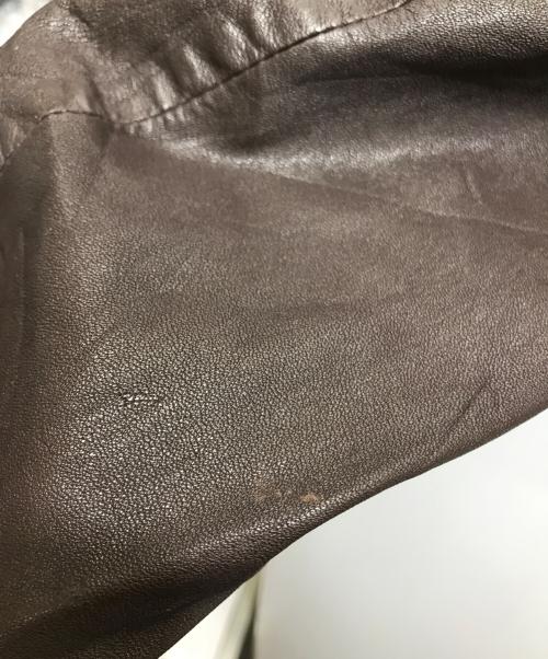 cooper（クーパー）cooper (クーパー) レザージャケット ブラウン サイズ:42の古着・服飾アイテム