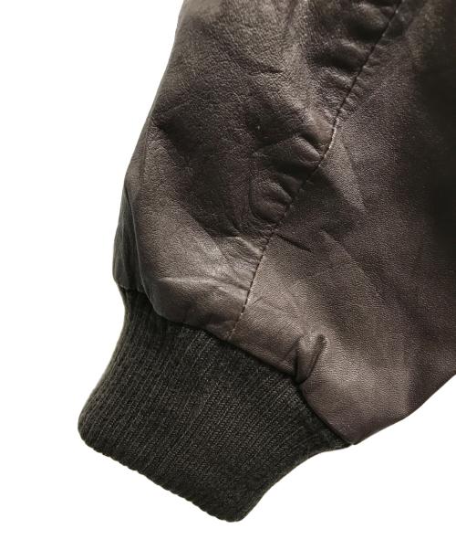 cooper（クーパー）cooper (クーパー) レザージャケット ブラウン サイズ:42の古着・服飾アイテム
