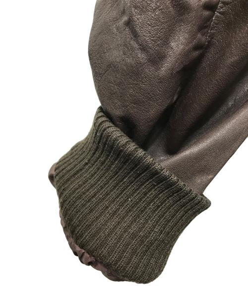 cooper（クーパー）cooper (クーパー) レザージャケット ブラウン サイズ:42の古着・服飾アイテム