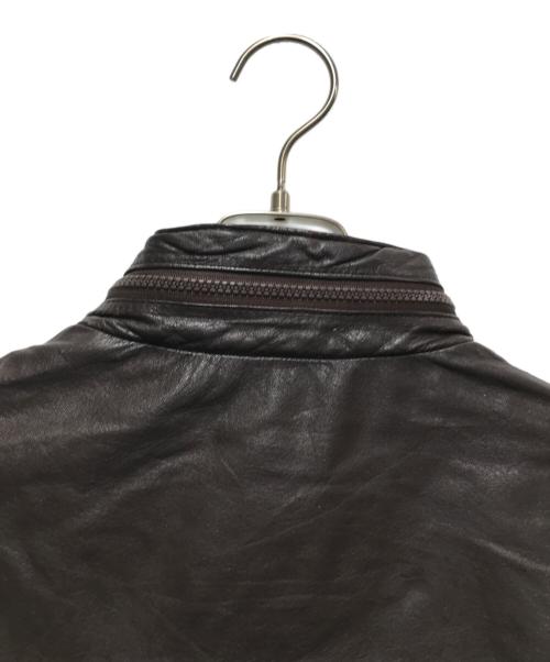 cooper（クーパー）cooper (クーパー) レザージャケット ブラウン サイズ:42の古着・服飾アイテム