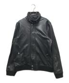 SOPHNET.ソフネット）の古着「シングルライダースジャケット」｜ブラック