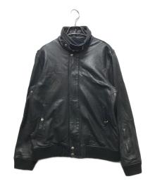 SOPHNET.（ソフネット）の古着「シングルライダースジャケット」｜ブラック