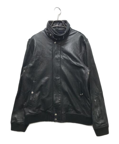 SOPHNET.（ソフネット）SOPHNET. (ソフネット) シングルライダースジャケット ブラック サイズ:Mの古着・服飾アイテム