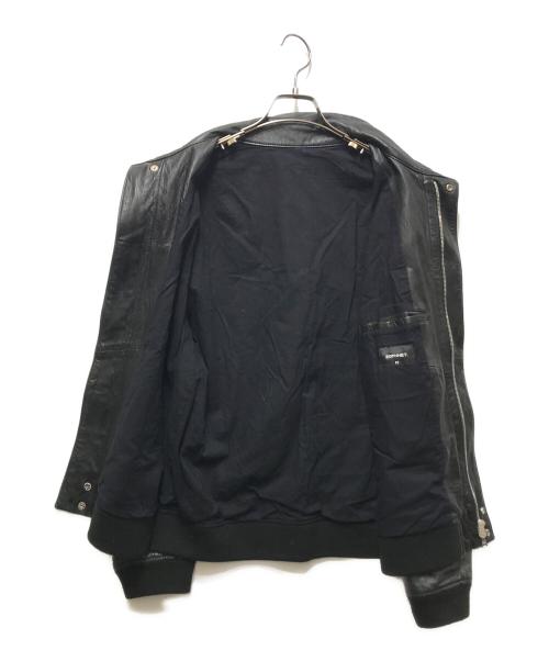 SOPHNET.（ソフネット）SOPHNET. (ソフネット) シングルライダースジャケット ブラック サイズ:Mの古着・服飾アイテム