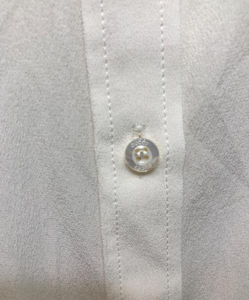 GUCCI（グッチ）GUCCI (グッチ) シルクシャツ ホワイト サイズ:38の古着・服飾アイテム