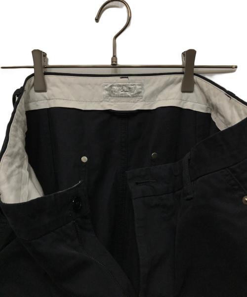 FOLL（フォル）FOLL (フォル) peach skin bio wardrobe chino / 25030684001630 ネイビー サイズ:3の古着・服飾アイテム