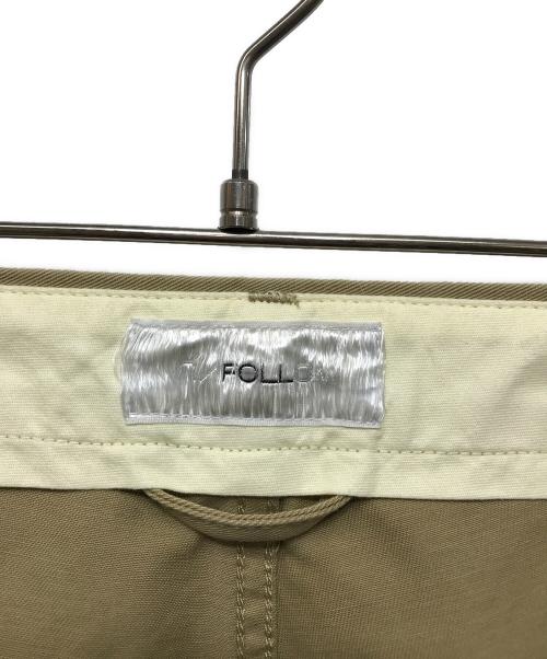 FOLL（フォル）FOLL (フォル) peach skin bio wardrobe chino / 	25030684001030 ブラウン サイズ:3の古着・服飾アイテム