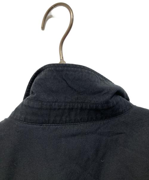 BURBERRY LONDON（バーバリーロンドン）BURBERRY LONDON (バーバリーロンドン) ストライプシャツ ブラック サイズ:XLの古着・服飾アイテム