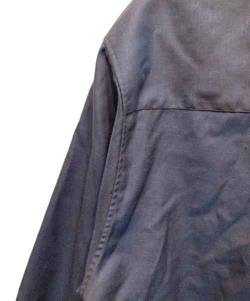 MAISON SPECIAL（メゾンスペシャル）MAISON SPECIAL (メゾンスペシャル) Chambray Washable Wool Prime-Over Regular Collar Shirt / 11251311210 グレー サイズ:2の古着・服飾アイテム