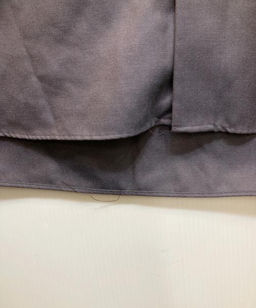 MAISON SPECIAL（メゾンスペシャル）MAISON SPECIAL (メゾンスペシャル) Chambray Washable Wool Prime-Over Regular Collar Shirt / 11251311210 グレー サイズ:2の古着・服飾アイテム