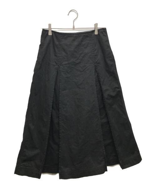 tricot COMME des GARCONS（トリココムデギャルソン）tricot COMME des GARCONS (トリココムデギャルソン) フロントボタンデザインスカート ブラック サイズ:Mの古着・服飾アイテム