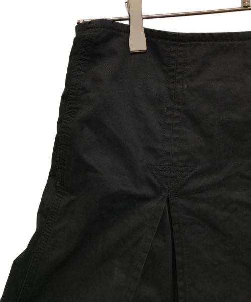 tricot COMME des GARCONS（トリココムデギャルソン）tricot COMME des GARCONS (トリココムデギャルソン) フロントボタンデザインスカート ブラック サイズ:Mの古着・服飾アイテム
