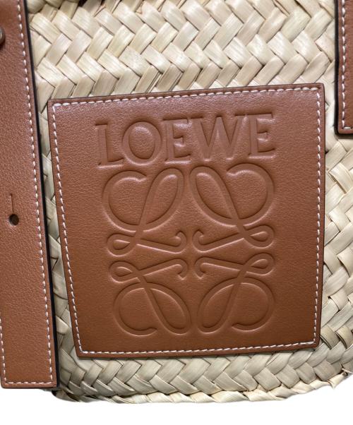 LOEWE（ロエベ）LOEWE (ロエベ) アナグラムカゴバッグスモールバスケット ベージュの古着・服飾アイテム