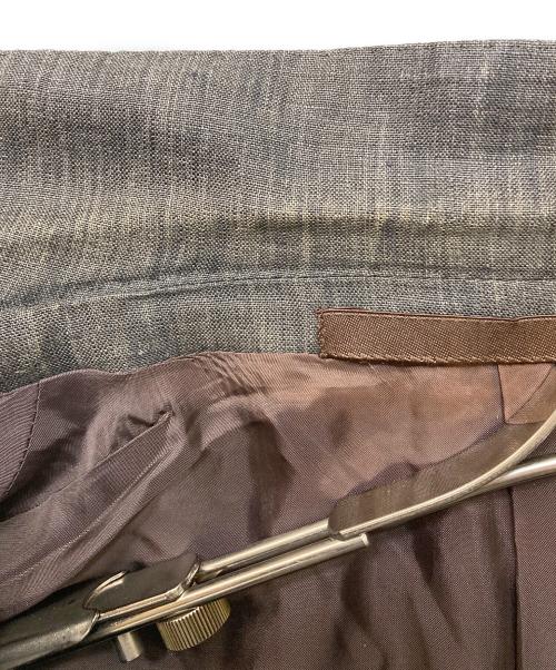 ZEGNA（ゼニア）ZEGNA (ゼニア) リネンテーラードジャケット ブラウン サイズ:44の古着・服飾アイテム