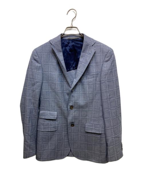 HUGO BOSS（ヒューゴ ボス）HUGO BOSS (ヒューゴ ボス) テーラードジャケット ブルー サイズ:44の古着・服飾アイテム