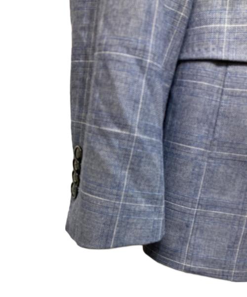 HUGO BOSS（ヒューゴ ボス）HUGO BOSS (ヒューゴ ボス) テーラードジャケット ブルー サイズ:44の古着・服飾アイテム