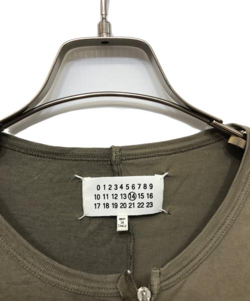 MARTIN MARGIELA（マルタン・マルジェラ）Martin Margiela (マルタン・マルジェラ) RE-EDITION ハーフジップカットソー オリーブ サイズ:50の古着・服飾アイテム