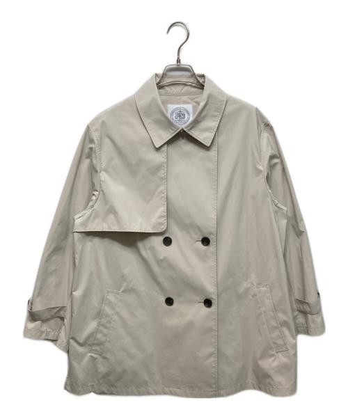 J.PRESS（ジェイプレス）J.PRESS (ジェイプレス) 【洗える・撥水】Reポリアーティローザ シングル トレンチコート ベージュ サイズ:T15の古着・服飾アイテム