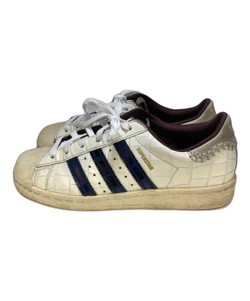 adidas（アディダス）adidas (アディダス) WALES BONNER (ウェールズボナー) ローカットスニーカー / JP7161 / 	SUPER STAR ベージュ サイズ:24.5cmの古着・服飾アイテム