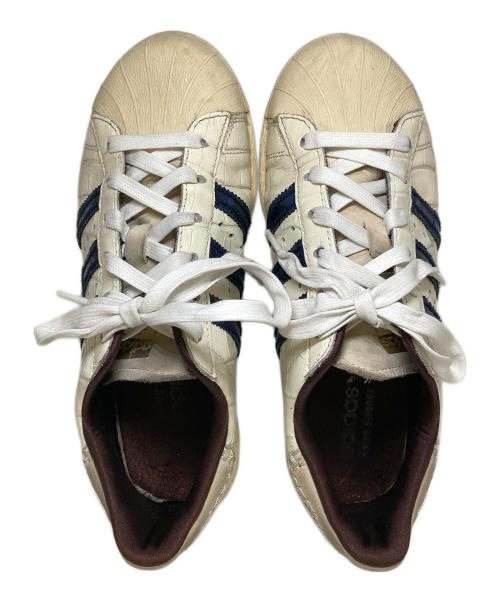 adidas（アディダス）adidas (アディダス) WALES BONNER (ウェールズボナー) ローカットスニーカー / JP7161 / 	SUPER STAR ベージュ サイズ:24.5cmの古着・服飾アイテム