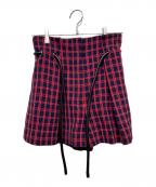 3.1 phillip limスリーワンフィリップリム）の古着「ORIGAMI SHORTS」｜レッド