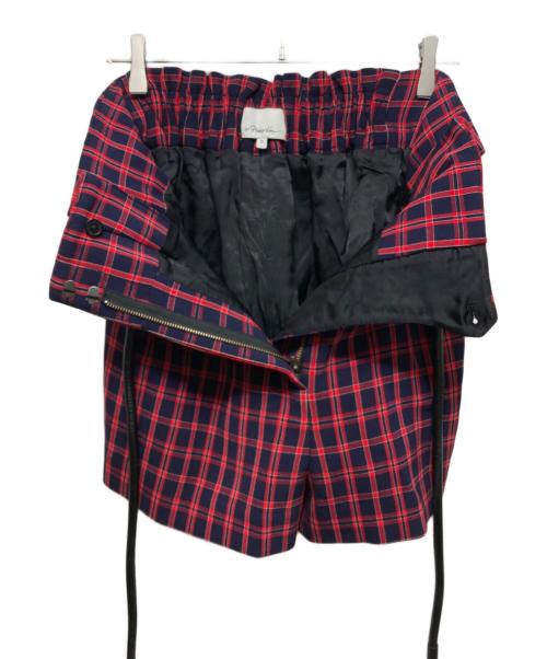 3.1 phillip lim（スリーワンフィリップリム）3.1 phillip lim (スリーワンフィリップリム) ORIGAMI SHORTS レッドの古着・服飾アイテム