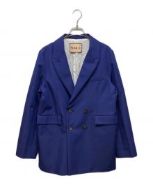 PLAN C（プランシー）の古着「ダブルテーラードジャケット」｜ネイビー
