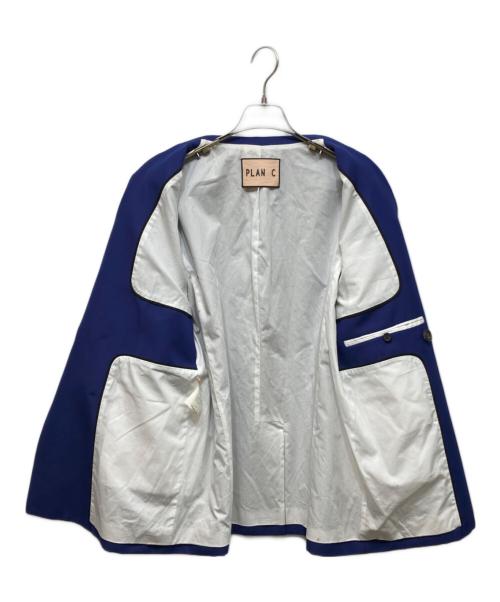 PLAN C（プランシー）Plan C (プランシー) ダブルテーラードジャケット ネイビー サイズ:44の古着・服飾アイテム