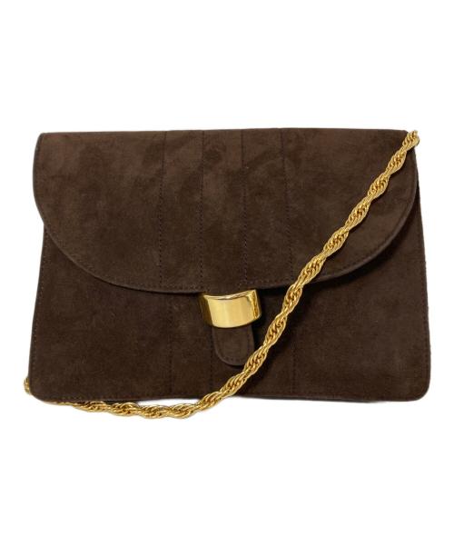 DELVAUX（デルヴォー）DELVAUX (デルヴォー) ショルダーバッグ ブラウンの古着・服飾アイテム