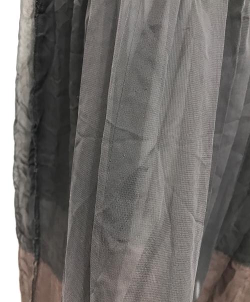 COMME des GARCONS COMME des GARCONS（コムデギャルソン コムデギャルソン）COMME des GARCONS COMME des GARCONS (コムデギャルソン コムデギャルソン) シアーノースリーブワンピース ブラウン サイズ:Sの古着・服飾アイテム