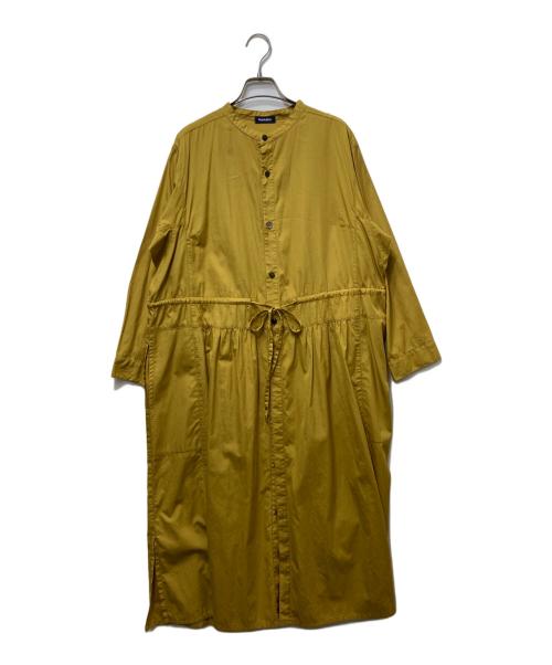 plantation（プランテーション）Plantation (プランテーション) シャツワンピース イエロー サイズ:2の古着・服飾アイテム