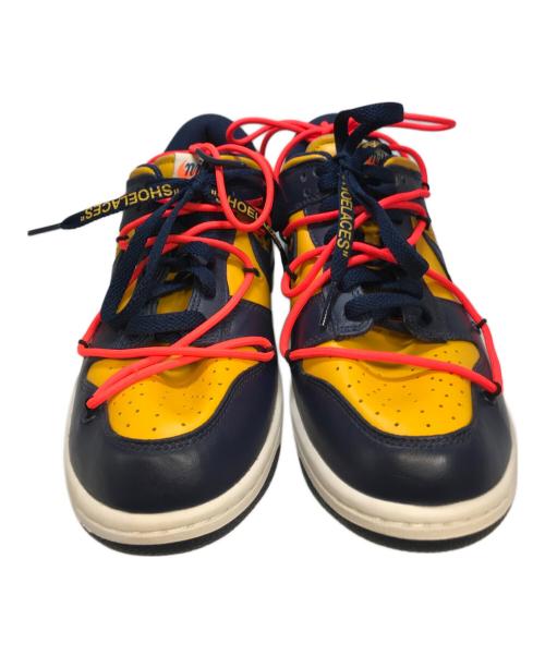 NIKE（ナイキ）NIKE (ナイキ) OFFWHITE (オフホワイト) DUNK LOW LTHR/OW イエロー サイズ:25の古着・服飾アイテム
