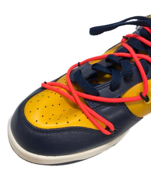 NIKE（ナイキ）NIKE (ナイキ) OFFWHITE (オフホワイト) DUNK LOW LTHR/OW イエロー サイズ:25の古着・服飾アイテム