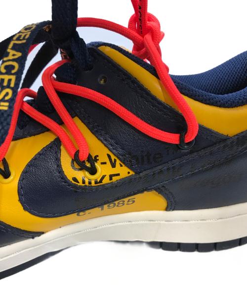 NIKE（ナイキ）NIKE (ナイキ) OFFWHITE (オフホワイト) DUNK LOW LTHR/OW イエロー サイズ:25の古着・服飾アイテム