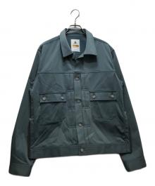 MAISON SPECIAL（メゾンスペシャル）の古着「Triacetate Dress-Over 2nd Jacket」｜ブルー